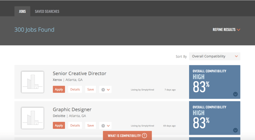 elevated careers - search results